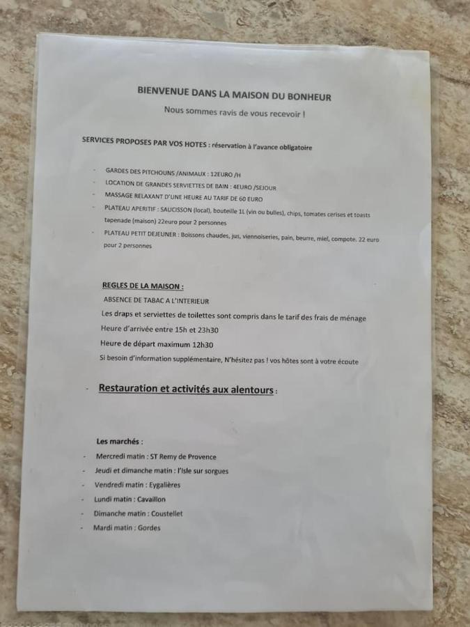 卡瓦永La Pause En Luberon别墅 外观 照片